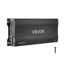 VEVOR 5 kanālu automašīnas audio pastiprinātājs, tiltojams daudzkanālu Class D stereo pastiprinātājs ar maksimālo jaudu 4 × 100 W pie 4 Ω / 4 × 200 W pie 2 Ω + 1 × 1000 W pie 2 Ω / 1 × 500 W pie 4 Ω, auto pastiprinātājs transportlīdzekļiem