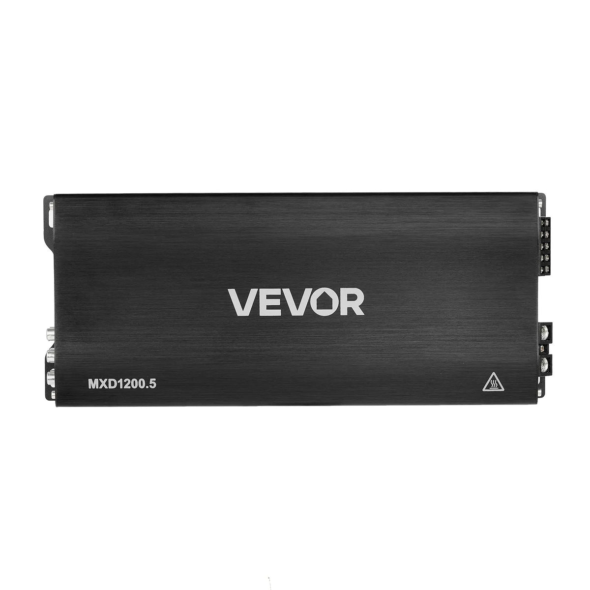 VEVOR 5 kanālu automašīnas audio pastiprinātājs, tiltojams daudzkanālu Class D stereo pastiprinātājs ar maksimālo jaudu 4 × 100 W pie 4 Ω / 4 × 200 W pie 2 Ω + 1 × 1000 W pie 2 Ω / 1 × 500 W pie 4 Ω, auto pastiprinātājs transportlīdzekļiem