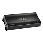 VEVOR 5 kanālu automašīnas audio pastiprinātājs, tiltojams daudzkanālu Class D stereo pastiprinātājs ar maksimālo jaudu 4 × 100 W pie 4 Ω / 4 × 200 W pie 2 Ω + 1 × 1000 W pie 2 Ω / 1 × 500 W pie 4 Ω, auto pastiprinātājs transportlīdzekļiem