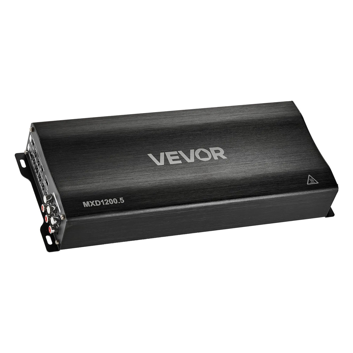 VEVOR 5 kanālu automašīnas audio pastiprinātājs, tiltojams daudzkanālu Class D stereo pastiprinātājs ar maksimālo jaudu 4 × 100 W pie 4 Ω / 4 × 200 W pie 2 Ω + 1 × 1000 W pie 2 Ω / 1 × 500 W pie 4 Ω, auto pastiprinātājs transportlīdzekļiem