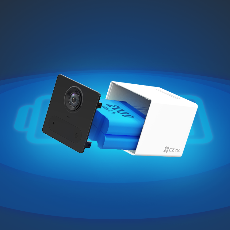 EZVIZ CB2 wireless camera with battery. Full HD resolution, Night visibility 5m. People detection, two-way audio