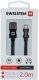 Swissten Textile Fast Charge 3A Lightning Data and Charging Cable 2m