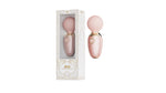 AVA application-controlled massage vibrating heated device (5min 42C) from AVA AURORA collection, pink colour, see description, discreet delivery in black packaging