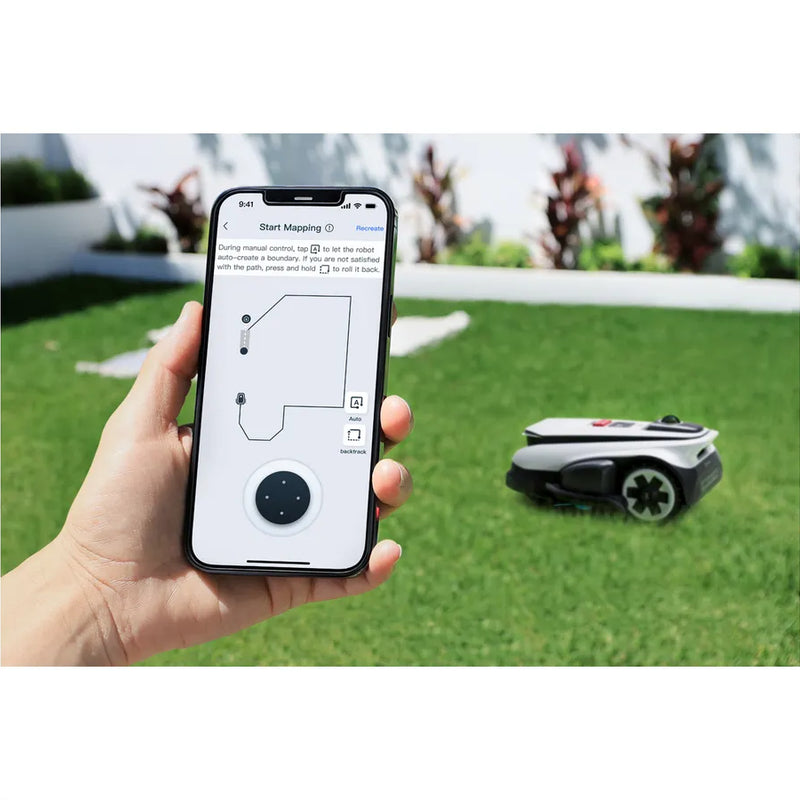 Iepriekšpārdošana_1600m²_Ecovacs robotizēts zāles pļāvējs GOAT A1600 LiDAR Pro