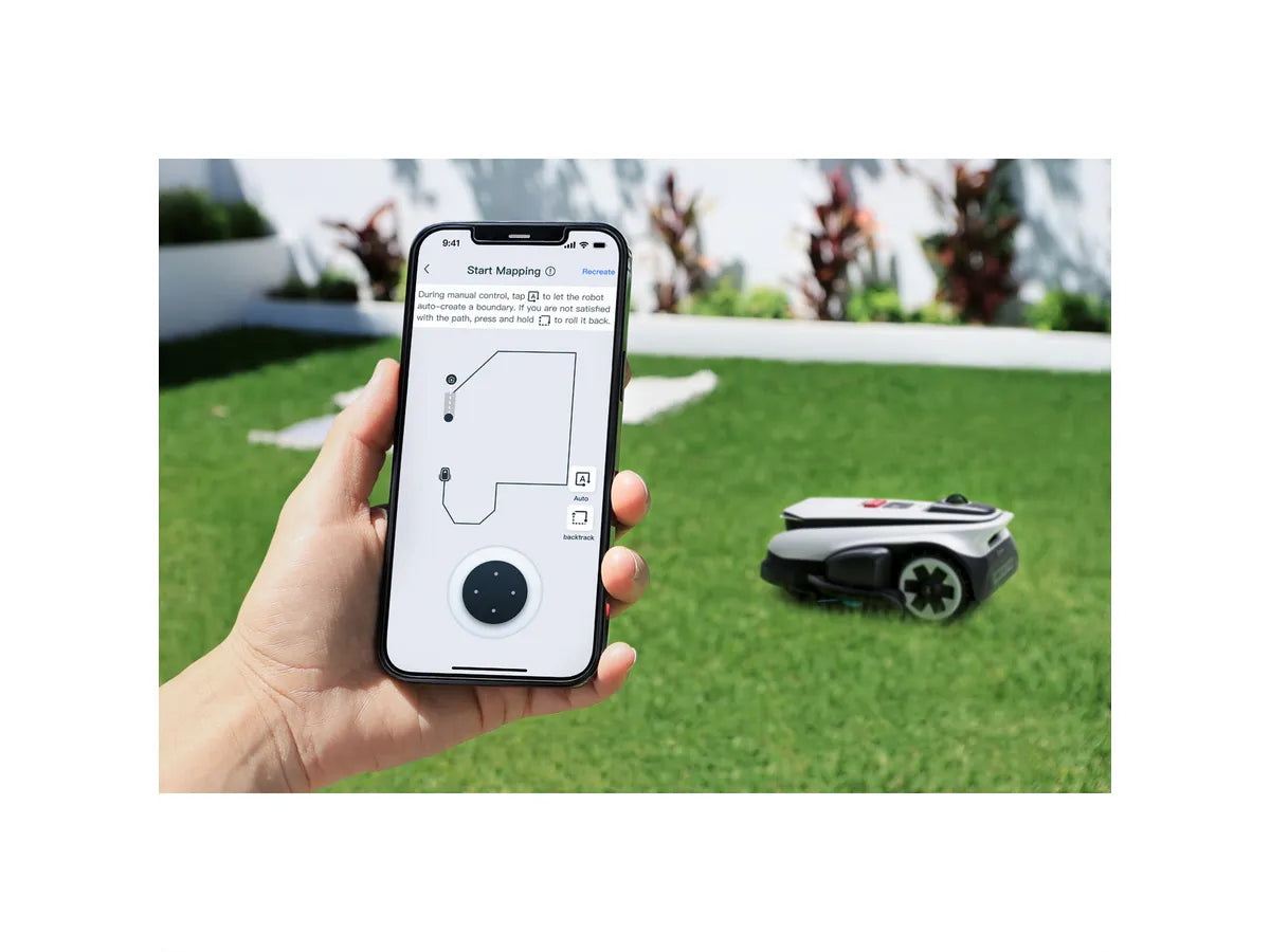 1600 m²_Ecovacs robotizēts zāles pļāvējs GOAT A1600 LiDAR Pro