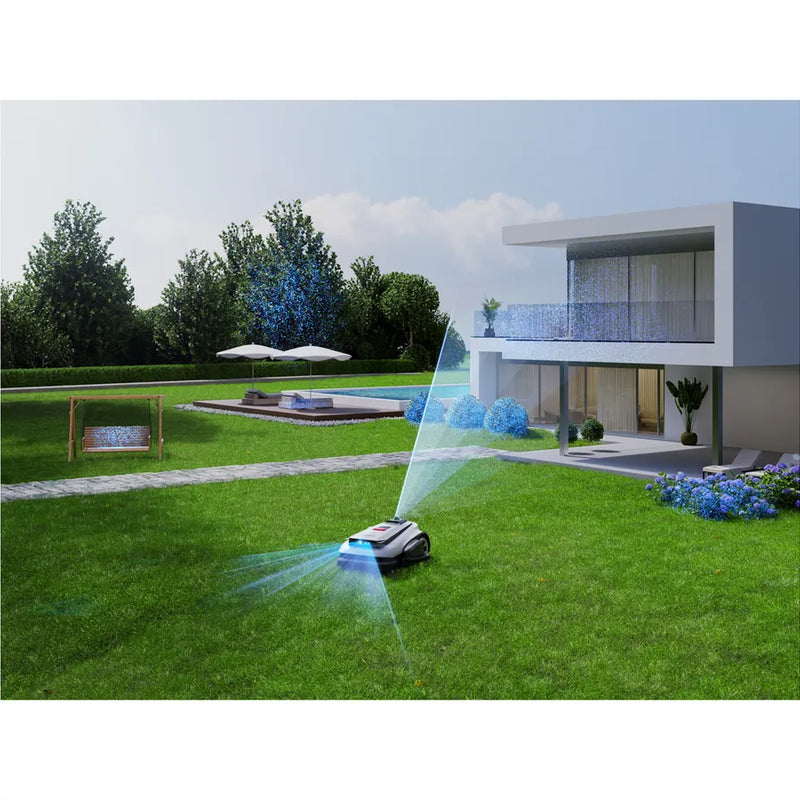 Iepriekšpārdošana_1600m²_Ecovacs robotizēts zāles pļāvējs GOAT A1600 LiDAR Pro