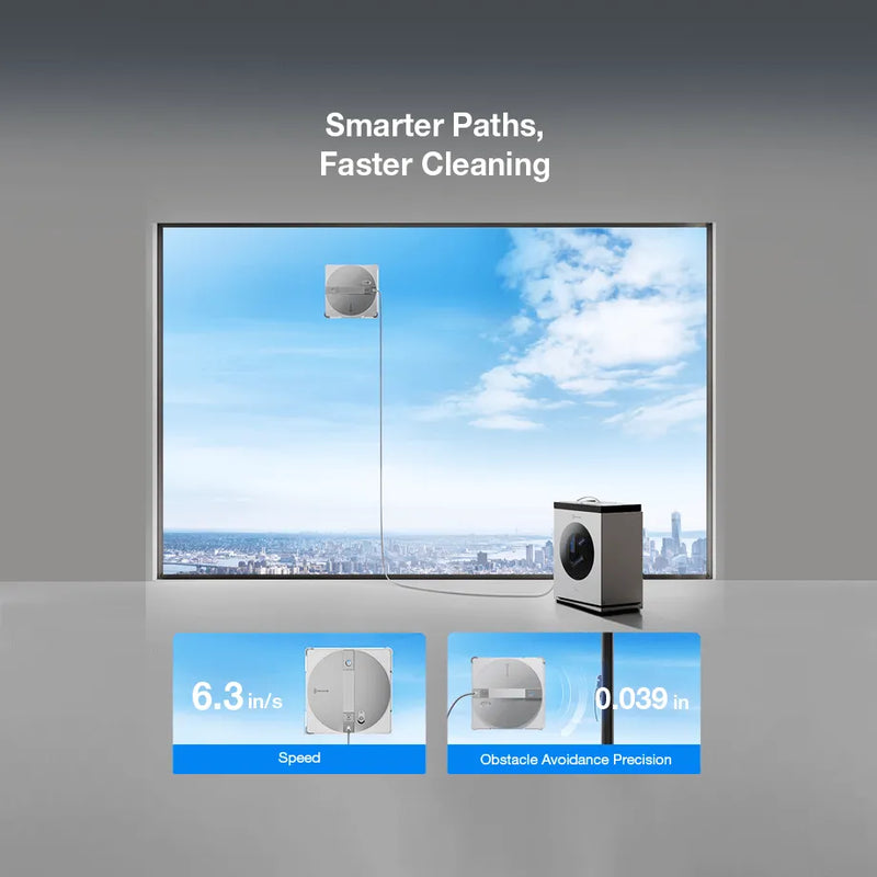 ECOVACS WINBOT W3 OMNI robotizētais logu tīrītājs