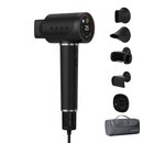 Ātrgaitas matu žāvētājs, melns, 220V-240V ~ 50-60Hz, 1500W, Balss vadība, Jonizators, Touch LCD, Infrasarkanā barošana, Infrasarkanā attāluma aizsardzība, AI vadība, Gravitācijas sensors 110000RPM, Troksnis mazāks par 67dB