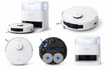 ECOVACS DEEBOT mini 2 robots putekļsūcējs ar OMNI staciju, balts