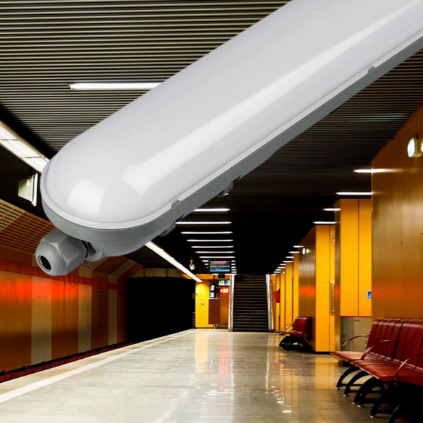 36W(2880Lm) 120cm LED linear light, IP65 waterproof, V-TAC, without plug (cable connection), neutral white light 4500K
