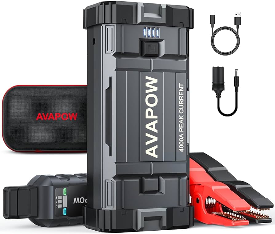 Euroopa kõige võimsam_AVAPOW 12V Booster 6000A stardivõimsusega, vt kirjeldus.