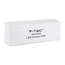 72W DC:30-42V 0.4A 1600mA V-TAC power supply for LED panels, IP20, white