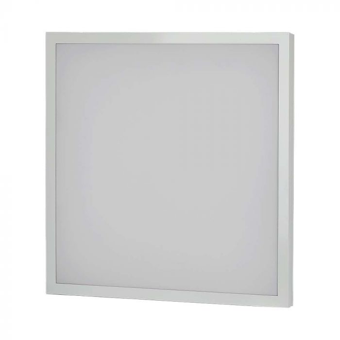 36W(3960Lm) LED Panelis 595x595x30mm(600x600mm), 2IN1, V-TAC, neitrāli balta gaisma 4000K, komplektā ar barošanās bloku