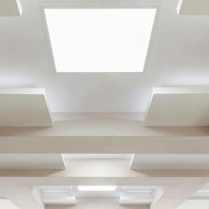 36W(3960Lm) LED Panelis 595x595x30mm(600x600mm), 2IN1, V-TAC, neitrāli balta gaisma 4000K, komplektā ar barošanās bloku