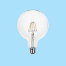 E27 6W(806Lm) LED hõõglamp, klaas, G125, IP20, jaheda valge 6400K