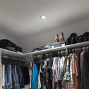 GU10 recessed frame/fixture, square, 93x93X55mm, recessed. Dimm. 83x83mm, white, V-TAC