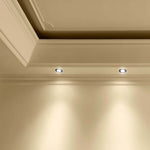 GU10 recessed frame/fixture, round, Ø81X40mm, recessed. Dimm. Ø63mm, black, 2 pcs, V-TAC