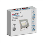 20W(1700Lm) LED SMD prožektors bez kustību sensora, V-TAC, IP65, balts, auksti balta gaisma 6500K