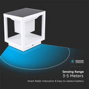 2W(90Lm) LED solar garden luminaire, V-TAC, IP65, warm white light 3000K