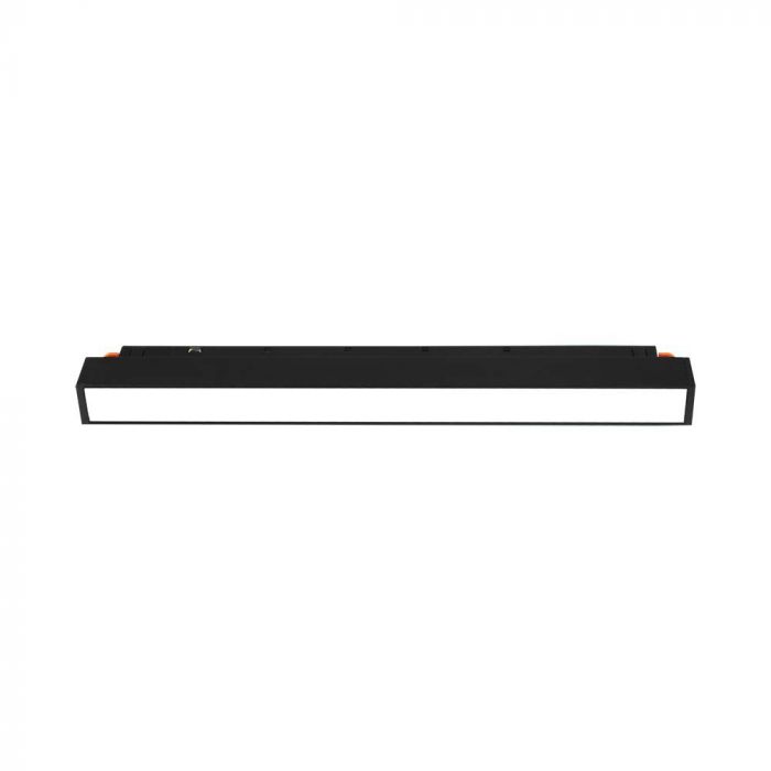 12W (1200Lm) LED SMART magnetiline rööpmelvalgusti, V-TAC, DC:48V, IP20, must, 3IN1