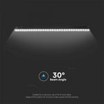 20W(2000Lm) LED SMART magnetiline rööpmelvalgusti, V-TAC, DC:48V, IP20, must, 3IN1