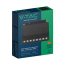 10W(900Lm) LED SMART magnetiline raidvalgusti, V-TAC, DC:48V, IP20, must, 3IN1