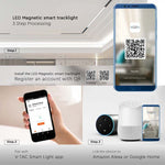 10W(900Lm) LED SMART magnetiline raidvalgusti, V-TAC, DC:48V, IP20, must, 3IN1