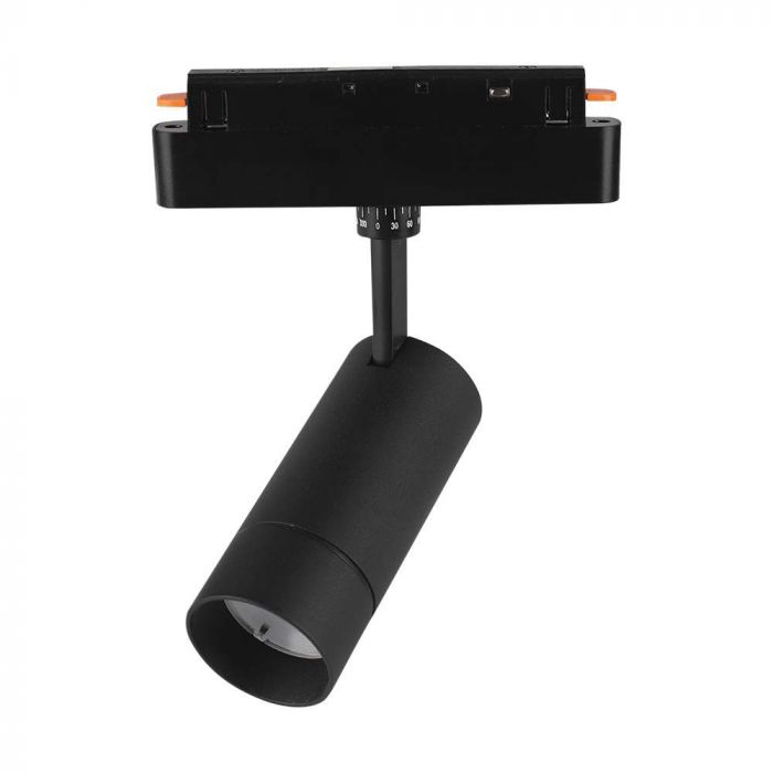 8W(700Lm) LED SMART magnētiskais sliežu sistēmas gaismeklis, V-TAC,  DC:48V, IP20, 3IN1