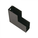 L virsapmetuma sliežu vertikālais savienojums