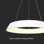 48W(5000Lm) LED TRIAC dimmable ceiling light, IP20, V-TAC, warm white light 3000K