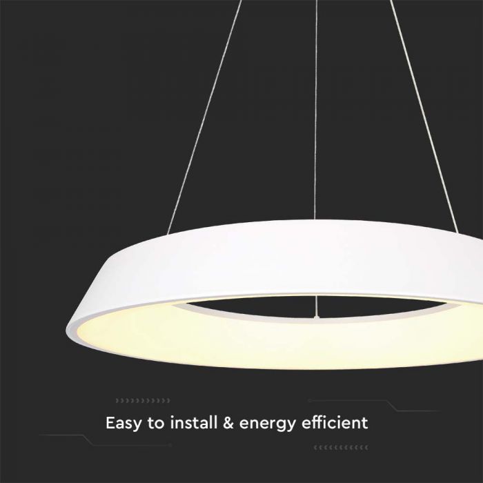 48W(5000Lm) LED TRIAC dimmable ceiling light, IP20, V-TAC, warm white light 3000K