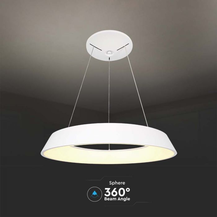 48W(5000Lm) LED TRIAC dimmējams griestu gaismeklis, IP20, V-TAC, neitrāli balta gaisma 4000K
