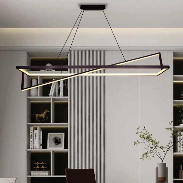 45W(4470Lm) LED TRIAC dizaina gaismeklis, V-TAC, IP20, melns, dimmējams, 1140x160x1580mm, silti balta gaisma 3000K
