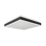 38W(4050Lm) LED-takarmatur, V-TAC, fyrkantig, svart finish, neutralvit 4000K