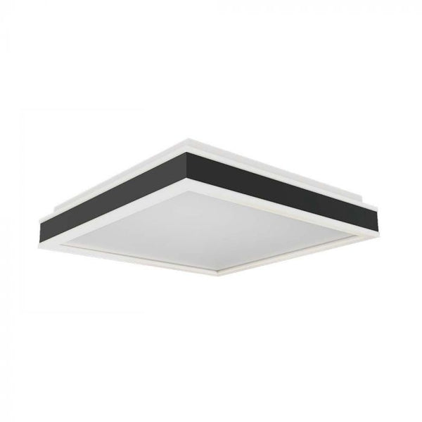 38W(4050Lm) LED ceiling luminaire, V-TAC, square, black finish, neutral white 4000K