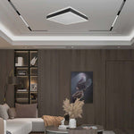 38W(4050Lm) LED-takarmatur, V-TAC, fyrkantig, svart finish, neutralvit 4000K
