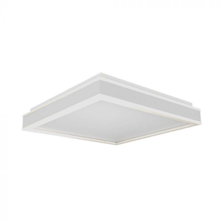 38W(4050Lm) LED-takarmatur, V-TAC, rund, vit finish, neutralvit 4000K