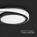 38W(4050Lm) LED design lamp, V-TAC, IP20, black, 465x60mm, neutral white light 4000K