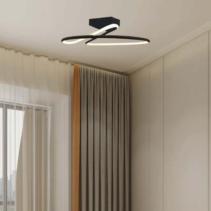 SUPERACTION_20W(2130Lm) LED disainvalgusti, V-TAC, IP20, must, 250x130mm, neutraalne valge 4000K