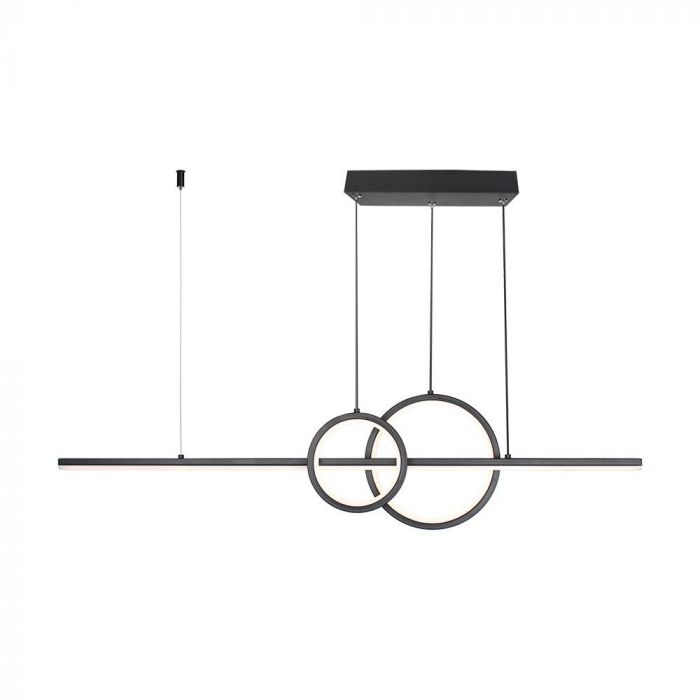 15W(1500Lm) LED design luminaire, V-TAC, IP20, black, 915x215mm, neutral white 4000K