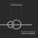 15W(1500Lm) LED design luminaire, V-TAC, IP20, black, 915x215mm, neutral white 4000K