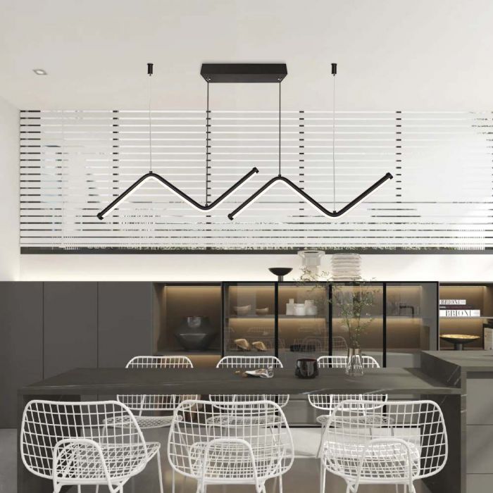 12W(1280Lm) LED dizaina gaismeklis, V-TAC, IP20, nelns, 1000x915x260x35mm, neitrāli balta gaisma 4000K