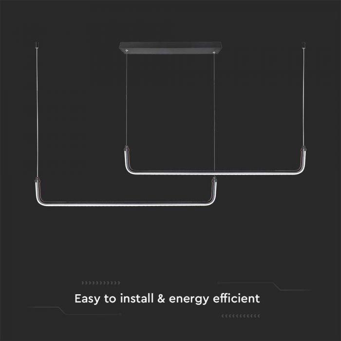 24W(2500Lm) LED lineaarne laevalgusti, IP20, V-TAC, neutraalne valge 4000K0