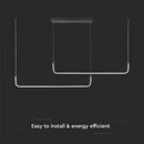 24W(2500Lm) LED lineaarne laevalgusti, IP20, V-TAC, neutraalne valge 4000K0