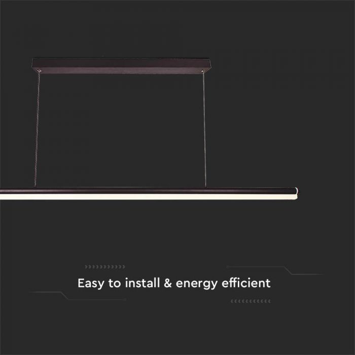 23W(2130Lm) LED linjär armatur, V-TAC, IP20, vit, neutralvit 4000K