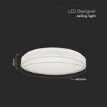 18W(1280Lm) LED-kupolarmatur, V-TAC, IP20, ljuskällor, neutralvit 4000K