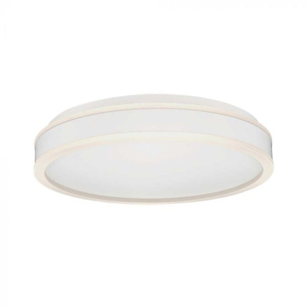 24W(2500Lm) LED dome light, IP20, V-TAC, round, white, 450x62mm, neutral white light 4000K