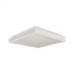 18W(1490Lm) LED-kupolarmatur, IP20, V-TAC, fyrkantig, vit, 350x350x62mm, neutralvitt ljus 4000K
