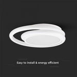 24W(2560Lm) LED-designarmatur, V-TAC, IP20, vit, 310x60mm, neutralvit 4000K