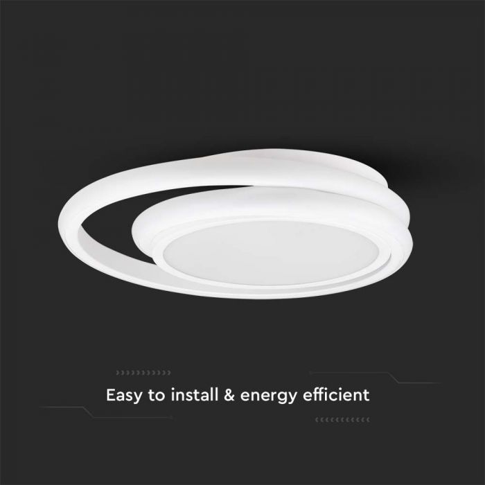 24W(2560Lm) LED design lamp, V-TAC, IP20, white, 310x60mm, neutral white light 4000K